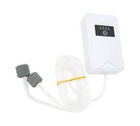 Zerodis Silent Aquarium Air Pump, USB Rechargeable 2400mAh, Dual Outlet, Portable Fish Tank Air Pump with 2 Bubble Stones