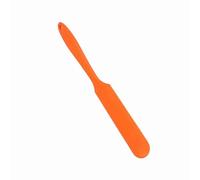 Zerodis Silicone Jar Spatula for Baking, Heat Resistant Reusable Kitchen Tool with Soft Handle, 9.7 Inch Mixing Scraper for Cakes Butter Jam Icing Jars Dishwasher Safe (#02)
