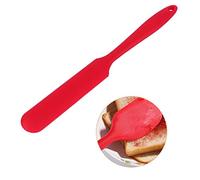 Zerodis Silicone Jar Spatula for Baking, Heat Resistant Reusable Kitchen Tool with Soft Handle, 9.7 Inch Mixing Scraper for Cakes Butter Jam Icing Jars Dishwasher Safe (#01)