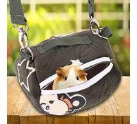 Zerodis Small Pet Cages Portable Flannelette Bag Messenger Sling For Pets Lightweight Comfort Travel Small Animals Animal Carrier (S)