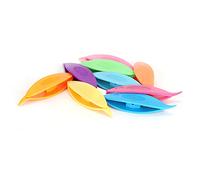 Zerodis Smooth Colorful Tatting Shuttle Set 9pcs Craft Tool Ideal for Hand Knitting