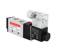 Zerodis Soda Parts 5 Way Aluminum Alloy Solenoid Valve Compact Structure Low Power Consumption with Telecommunication Signal Control for Pneumatic Piping Equipment 4V210 08 2 Position (#2)
