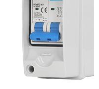 Zerodis Solar Panel Miniature Circuit Breaker, Overvoltage Overload Arrester Protection 1000V DC Disconnect Switch with IP65 Water Proof Distribution Box