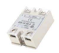 Zerodis Solid State Relay 10A, with Aluminum Heat Sink, Non Contact Switch for Industrial Automation DC to AC Control 3 32VDC