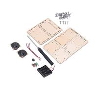 Zerodis Speaker Kit for Kids Audio Model Pupil's Lab Equipment Composite Wood Educational Building Blocks with Stereo Sound Easy Assembly for Ages 7-14 STEM Learning