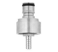 Zerodis Stainless Steel Carbonation Cap, Durable Counter Pressure Bottle Filler for Homebrew Beer and Soda Water, Compatible with PET Bottles