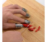 Zerodis Stainless Steel Finger Guard for Cutting, Kitchen Tool Hand Protector for Safe Dicing and Slicing, Professional Chef and Home Cook Safety Shield