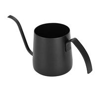 Zerodis Stainless Steel Gooseneck Kettle, 350ml (Black 250ml) | Slow Pour Spout For Even Extraction, Rust Resistant Body, Smooth Interior Clears Easily, Comfort Grip For Long Sessions,