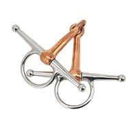 Zerodis Stainless Steel Ring Resistant to a Horse Horse for 125 Mm Outdoor Suitable for Equestrian and Cyclists