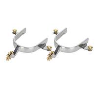 Zerodis Stainless Steel Spores in Style, 1 Pair of Unisex Style, No or West Track Accessories