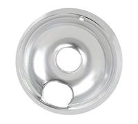 Zerodis Stove Drip Pans Set, Stainless Steel Electric Burner Drip Pans Replacement Rust Proof Splatter Catcher Suitable for Kitchen Gas Stove Home Cooking (2PCS 6 Inch 2PCS 8 Inch)