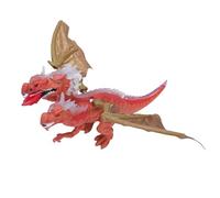 Zerodis Three Dinosaur Educational Run Heads with Sound Effects for Interactive Play Plastic 41x23x26cm