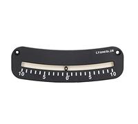 Zerodis Tube Clinometer, Damping Fluid, Fixing Holes, Abs Housing | Angle Measurement Indicator, Minus 10 To Plus 10 Degrees, Horizontal Micro Testing With Clear Scale