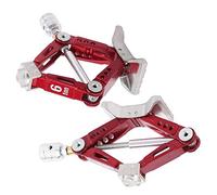 Zerodis Universal Metal RC Lifting Jack, Metal Construction, Adjustable Height for SCX10 D90 and Remote Control Maintenance