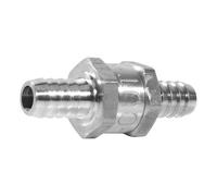 Zerodis Valves Aluminium Non Return Valve Prevents Fuel Backflow Fit For Carburetors 6/10/12Mm Optional For Various Vehicles One Way Fuel