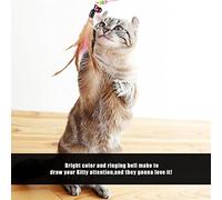 Zerodis Van Cat Toys Pearls Cat Toys, for Chats/Chatons Plastic Pleasure + Metal + Pen