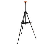 Zerodis Versatile Design Art Paint of Black Donkeys in Black Metal Bridge with Storage Drawer for Brushes and Pencils and Fans (Round Tube Hand Crank)