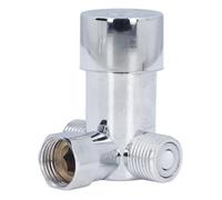 Zerodis Water Inlet Valves Universal G1/2 Thread Thermotatic Mixer Valve Hot Cold Water Mixing Shower Connnector Replacement Suitable for Home Bathroom Shower Mixing Valve Thermostatic