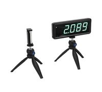 Zerodis Wireless Infrared Race Timer, Aluminum PC ABS Sprints Timer with 5 Digit Display, 0.001s Accuracy, 8m Visibility, Battery Powered for Running Motorcycle Karting Skating