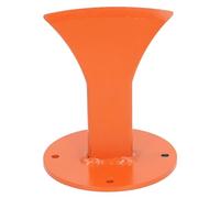 Zerodis Wood Kindling Splitter Forged Steel Manual Log Splitter, Heavy Duty Firewood Chopper for Campfires Pizza Ovens Fireplaces, Portable Splitting Tool with Secure Fixation (Orange)