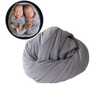 Zeroest Newborn Photography Stretch Wrap Boy Girl Baby Wraps Photography Props Baby Photo Prop Stretch Blanket for baby (Gray)