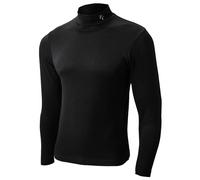 ZeroFit Move Heatrub Motorcycle Motorbike Long Sleeves Base Layer T-Shirt Black