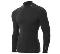 ZeroFit Ultimate Heatrub Motorcycle Long Sleeves Base Layer T-Shirt Black