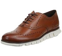 ZEROGRAND Men's Wingtip Oxford, British Tan, 13 UK