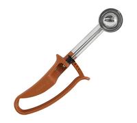 Zeroll Universal Extended Length EZ Disher Food Portion Control Scoop Designed for Right or Left Hand Use Dishwasher Safe, 1 1/2-Inch, Rust