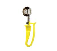 Zeroll Universal Standard Length EZ Disher Food Portion Control Scoop Designed for Right or Left Hand Use Dishwasher Safe NSF Approved, 2 1/8-Inch, Yellow