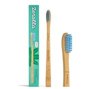 Zerolla Eco Biobased Bamboo Toothbrush Bristles | BPA-Free Bionylon from Castor Oil | Zero Waste & Plastic-Free (Medium Bristles)