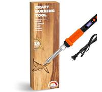 ZEROMX Wood Burning Kit, Adjustable Temperature Pyrography Pen Set with 14 Premium Tips, 200℃-500℃ Adjustable Temperature Wood Burning Pen Kit for Wood Crafting Art & Creative DIY Gift