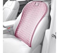 ZERONBV Car Seat Covers Full Set Car Gel Seats Cushion Silicone Mat Cool Gel Cooling Universal Four Season Breathable Ventilate Vehicle Protector Mat Pad(Back-Pink)