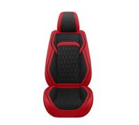 ZERONBV Car Seat Covers Full Set Compatible With Nissan For Qashqai J10 J11 For Juke For Versa Car For Seat Cover Auto Interior Decoration Accessories(Black Red)