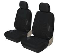 ZERONBV Car Seat Covers Full Set Compatible With Nissan For Terrano 2015 2pcs Front Car For Seat Cover Protect The Seats Auto Interior Decoration(Black)