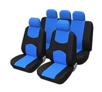 ZERONBV Car Seat Covers Full Set Compatible With Wartburg 353 Tourist Car For Seat Covers Universal For Most Cars Interior Decoration Auto Accessories(Blue)