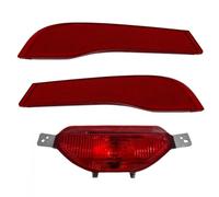 ZERONBV Tail Reflective Lens Compatible With Chevrolet For Trax 2019 2020 2021 Rear Bumper Reflector Stop Light Brake Lamp Fog Light Warning Lamp Without Bulb(3pcs)