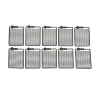 Zerone Boilie Bait Stops, 10Pcs Hair Rig Boilie Bait Stoppers Frame Carp Fishing Tackle Accessory