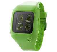 Zerone Dazzled Animation Green Crystal with Green Case Scrolling Message Watch