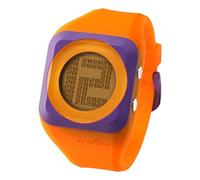 Zerone HD Orange Purple Digital Watch Hidden Digital