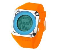 Zerone HD Orange Silver Digital Watch Hidden Digital