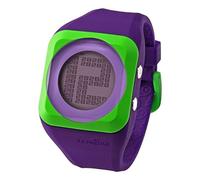 Zerone HD Purple Green Digital Watch Hidden Digital