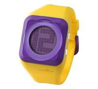 Zerone HD Yellow Purple Digital Watch Hidden Digital