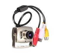 Zerone Mini Wired CCTV Camera with Night Vision, 3.6mm Lens PAL/NTSC CMOS Security Camera for Home Indoor Outdoor Use