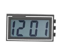Zerone Small Digital Car Dashboard Clock for Cars, LCD Screen Time Date Display Stick-on Digital Clock with Bracket