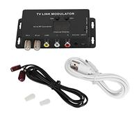 Zerone TM70 IR Modulator, AV to RF Converter with Channel Display, TV LINK UHF Modulator, PAL Adjustable Audio Video, IR Extender for Local CATV System