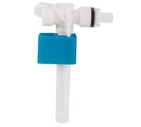Zerone Toilet Inlet ValveToilet Inlet Valve, Brass Shank Toilet Push Button Fill Valve Pro Side Entry Inlet Valve UK 1/2 Inch For Bathroom Cistern (4 points plastic pipe inlet valve)