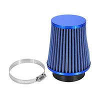 Zerone Universal Car Air Filter, 3 Inch, High Flow Cold Air Intake, Cone Shape, Mesh, with Stainless Steel Clamp