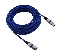 Zerone XLR Cables Male to Female Micro Cable Lead Mini XLR 3Pin Audio Cable Balanced XLR/Mic Patch Cable For Amplifiers Microphones Mixer (10m)