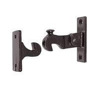 ZEROplus Black Iron Birds Beak/Gravity Door Holder, Automatic Door Catch, Z1402